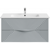 Тумба под раковину Vod-ok Эйфория F5 100 серое окно