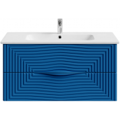 Тумба с раковиной Vod-ok Эйфория F5 100 капри синий