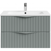 Тумба с раковиной Vod-ok Эйфория F6 80 мышино-серый RAL 7005