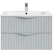 Тумба под раковину Vod-ok Эйфория F6 80 серое окно