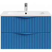 Тумба с раковиной Vod-ok Эйфория F6 80 капри синий