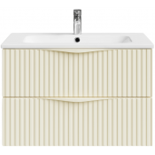 Тумба под раковину Vod-ok Эйфория F6 80 светлая слоновая кость