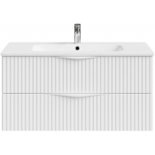 Тумба под раковину Vod-ok Эйфория F6 100 белый матовый