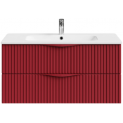 Тумба с раковиной Vod-ok Эйфория F6 100 пурпурно-красный RAL 3004