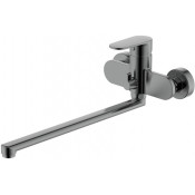 Смеситель для ванны Aquatek Ника AQ1842BGM оружейная сталь