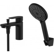 Смеситель для ванны Aquatek Ника AQ1844MB черный матовый