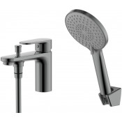 Смеситель для ванны Aquatek Ника AQ1844BGM оружейная сталь