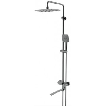 Душевая система Aquatek Ника AQ2840BGM оружейная сталь