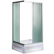 Душевой уголок River Morava XL 100/80/41 MT 10000013636 100х80 хром/матовое