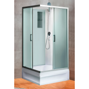 Душевая кабина River Quadro Б/К XL 100/80/41 MT 10000013640 100х80 хром/матовое