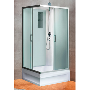 Душевая кабина River Quadro Б/К XL 100/80/41 MT 10000013640 100х80 хром/матовое