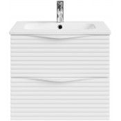 Тумба с раковиной Vod-ok Эйфория F7 60 белый матовый