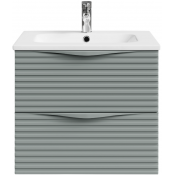 Тумба с раковиной Vod-ok Эйфория F7 60 мышино-серый