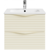 Тумба с раковиной Vod-ok Эйфория F7 60 светлая слоновая кость