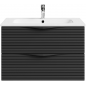 Тумба под раковину Vod-ok Эйфория F7 80 черный янтарь