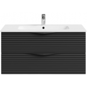 Тумба под раковину Vod-ok Эйфория F7 100 черный янтарь