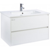 Тумба под раковину Bellezza Лоренцо 80 2 ящиками белая
