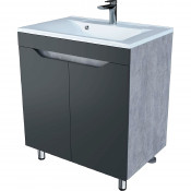 Тумба под раковину Stella Polar Абигель 80 SP-00001080 серый