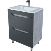 Тумба под раковину Stella Polar Абигель 80 SP-00001130 серый