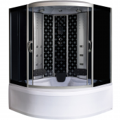 Душевая кабина River Temza 150/150/55 ТН 10000000742 хром/тонированное