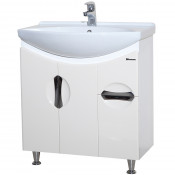 Тумба под раковину Bellezza Лагуна 75 с 1 ящиком белый (СТИЛЬ)