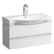 Тумба подвесная с раковиной Laufen Palace 2 ящика, с полотенцедержателем, белый матовый