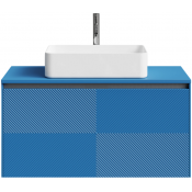Тумба под раковину Vod-ok Соло 100 капри синий RAL 5019