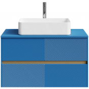 Тумба под раковину Vod-ok Аурум 90 капри синий