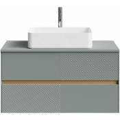 Тумба под раковину Vod-ok Аурум 100 мышино-серый