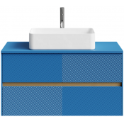 Тумба под раковину Vod-ok Аурум 100 капри синий RAL 5019