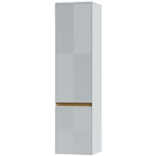 Шкаф-колонна Vod-ok Аурум 40 L серое окно RAL 7040