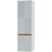 Шкаф-колонна Vod-ok Аурум 45 L серое окно