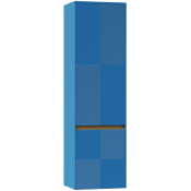 Шкаф-колонна Vod-ok Аурум 45 R капри синий RAL 5019