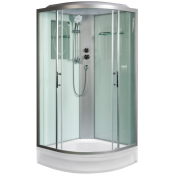 Душевая кабина WeltWasser Werra XL 1002 10000014049 100x100 хром/прозрачное