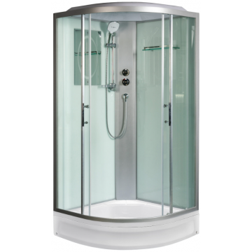 Душевая кабина WeltWasser Werra XL 1002 10000014049 100x100 хром/прозрачное