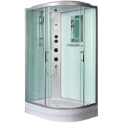 Душевая кабина WeltWasser Werra XL 1204 L 10000014055 120x90 хром/прозрачное