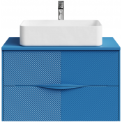 Тумба с раковиной Vod-ok Липс 80 капри синий RAL 5019
