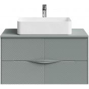 Тумба с раковиной Vod-ok Липс 90 мышино-серый