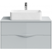 Тумба с раковиной Vod-ok Липс 90 серое окно