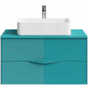 Тумба с раковиной Vod-ok Липс 90 водная синь RAL 5021