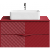 Тумба под раковину Vod-ok Липс 90 пурпурно-красный