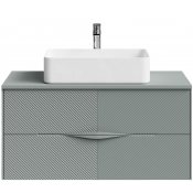 Тумба с раковиной Vod-ok Липс 100 мышино-серый RAL 7005