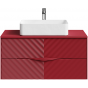 Тумба под раковину Vod-ok Липс 100 пурпурно-красный RAL 3004