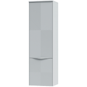 Шкаф-колонна Vod-ok Липс 45 L серое окно RAL 7040