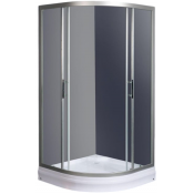 Душевой уголок WeltWasser WW500 С 10000012449 100х100 хром/прозрачное