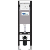 Инсталляция для подвесного унитаза Weltwasser WW Amberg 350 WT 10000012282 с белой кнопкой