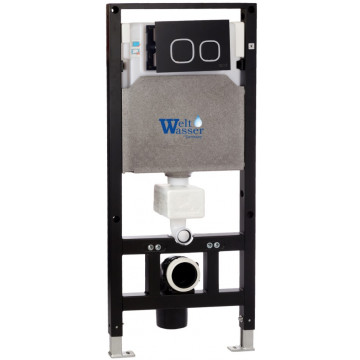 Инсталляция для подвесного унитаза Weltwasser WW Amberg 506 BL 10000008226 с черной кнопкой