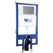 Инсталляция для подвесного унитаза Weltwasser WW Bamberg 545 CR 10000013447 с кнопкой