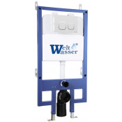 Инсталляция для подвесного унитаза Weltwasser WW Bamberg 545 WT 10000013448 с белой кнопкой