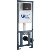 Инсталляция для подвесного унитаза Weltwasser Marberg 410 SE BL 10000011212 с черной клавишей смыва